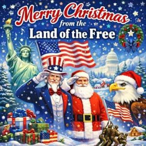 Merry Christmas from the Land of the Free