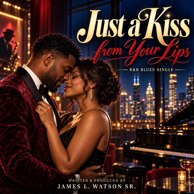 Just a Kiss from Your Lips R&B Blues single cover