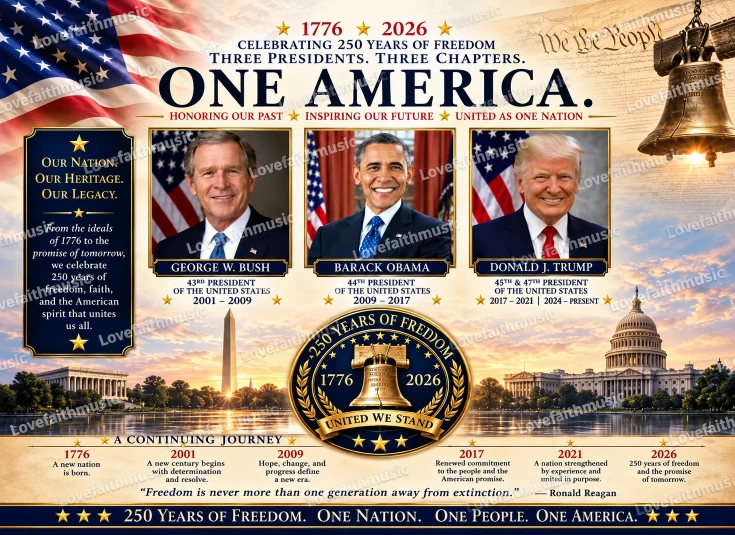 250 Years of Freedom Celebration Poster